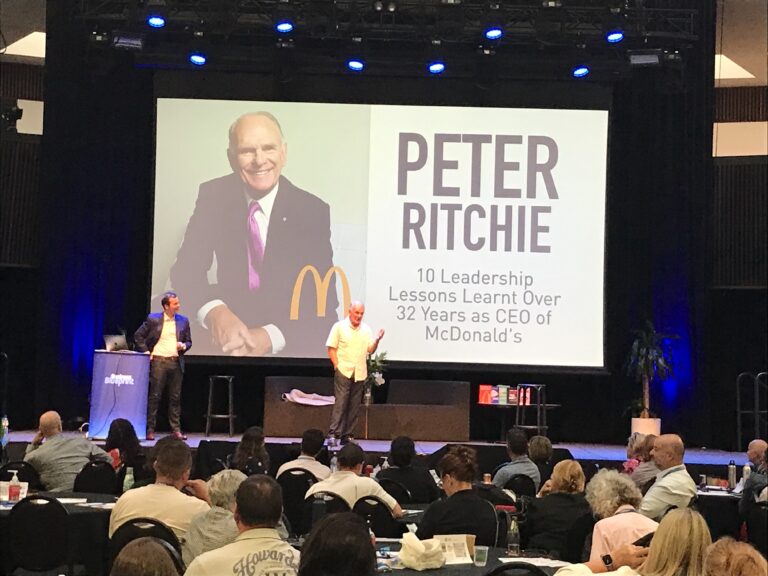 Peter Ritchie presenting at the Business Blueprint conference