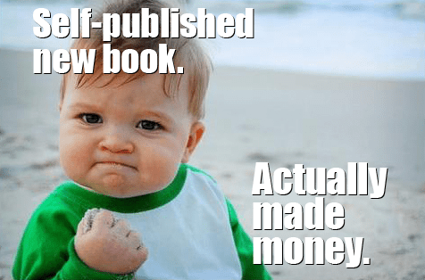 Image: The cost of marketing and selling your self-published book.